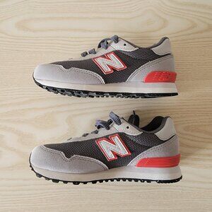New Balance 515 PC515FR Grey Red Little Kid's Shoes Size 12W